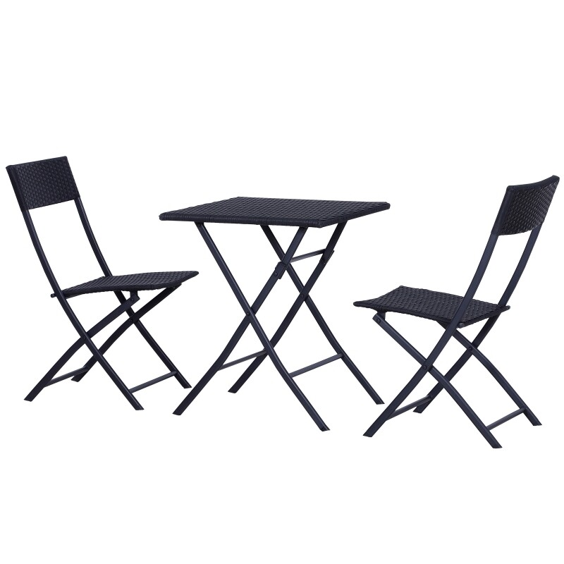 Balkonset Polyrattan 3tlg. Sitzgruppe