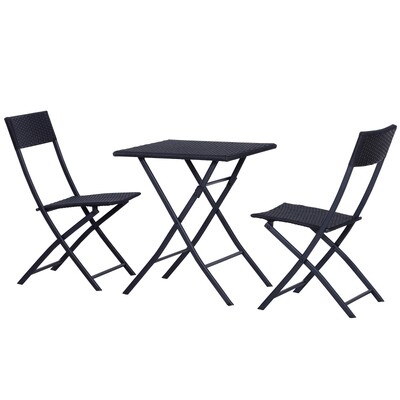 Balkonset Polyrattan 3tlg. Sitzgruppe