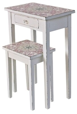 Beistelltisch "Paisley", Set 2 tlg.