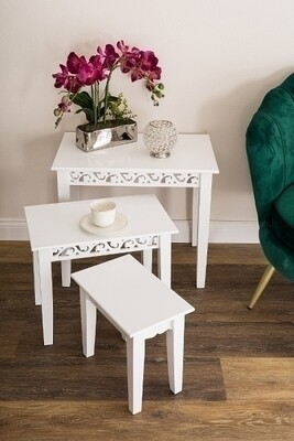 Beistelltischset &quot;Romantic&quot; 3 tlg.