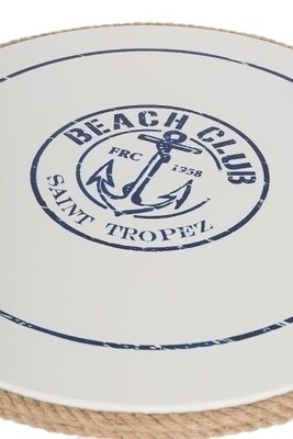 Maritimer Beistelltisch Marina – Rund, Beachhouse Look