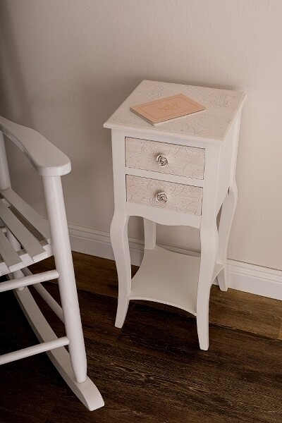 Telefontisch, kleine Kommode &quot;Mariella&quot;, mit 2 Schubladen