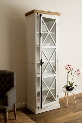 Vitrine, Regal &quot;Florence&quot;, mit Glastür