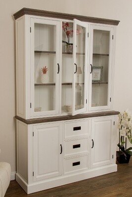 Buffetschrank Vitrine &quot;Rita&quot;, mit Glastüren - FSC®