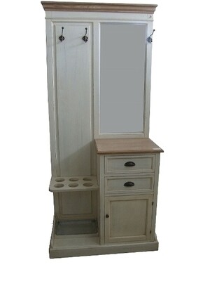 Garderobe mit Spiegel und Schirmständer &quot;Florence&quot;