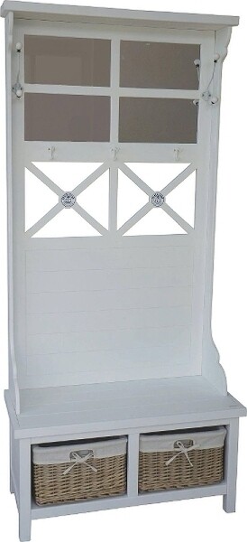 Garderobe &quot;Marina&quot;, mit Bank und Körben