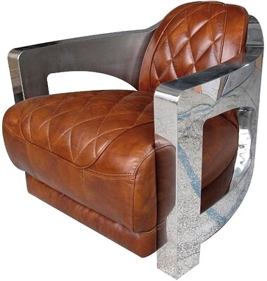Miami Luxus-Ledersessel-COLUMBIA-BROWN