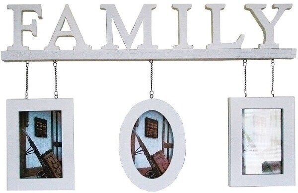 Family Bilderrahmen &quot;Family&quot;, 3er , weiss