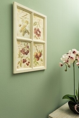 Wandbild im Sprossenfensterlook &quot;Amalia&quot;