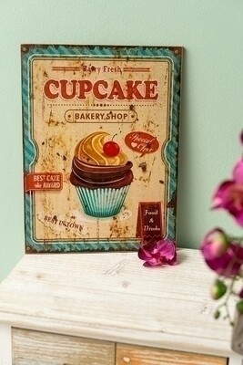 Holzschild &quot;Cupcake III&quot;