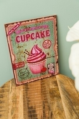 Holzschild "Cupcake IV"