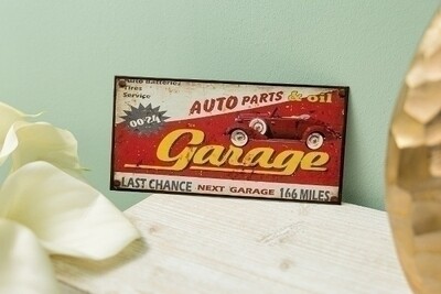 Metallschild &quot;Garage&quot;