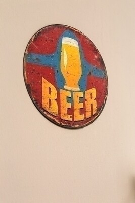 Metallschild &quot;Beer&quot;