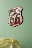 Metallschild &quot;Route 66 Gas&quot;