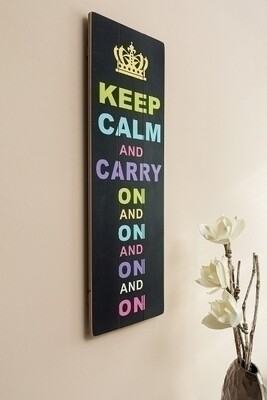 Holzschild &quot;Carry On&quot;