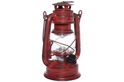 LED Laterne "Teje", klein, rot antik