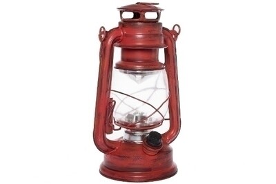 LED Laternen "Teje", gross, rot antik