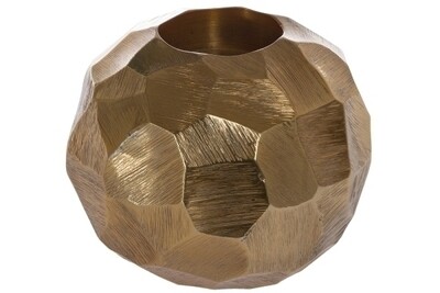 Teelichthalter Bowlo gehämmert Gold, Metall, Medium, edel & dekorativ Teelichthalter Bowlo gehämmert Gold, Metall, Medium, edel & dekorativ