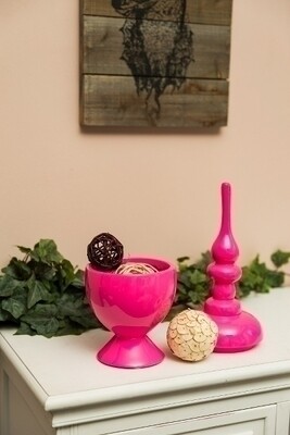 Vase, Dekoschale &quot;Arna&quot;, rosa pink