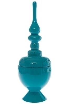 Vase, Dekoschale "Arna", blau