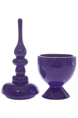Vase, Dekoschale "Arna", lila