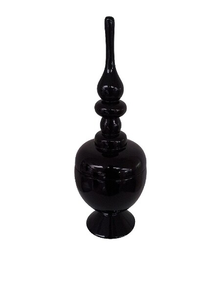 Vase, Dekoschale &quot;Arna&quot;, schwarz