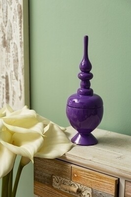 Vase, Dekoschale &quot;Arna&quot;, lila