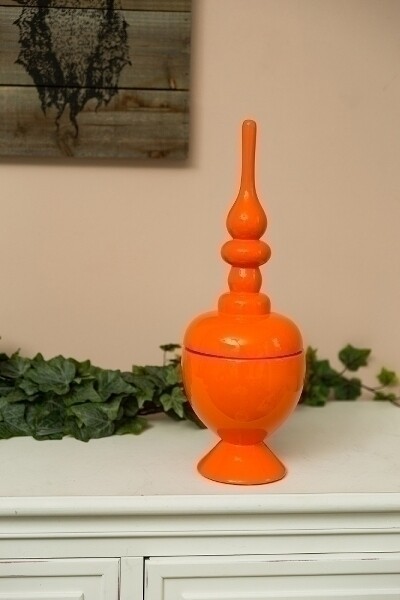 Vase, Dekoschale &quot;Arna&quot;, orange