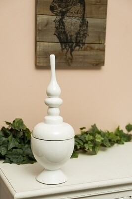 Vase, Dekoschale &quot;Arna&quot;, weiss