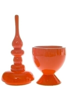 Vase, Dekoschale "Arna", orange