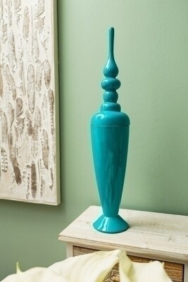 Vase, Dekoschale "Carlota", blau