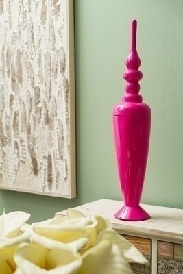 Vase, Dekoschale "Carlota", rosa / pink