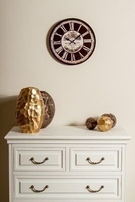 Wanduhr &quot;Welcome&quot;, aus Holz