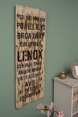 Spruchtafel &quot;Broadway&quot;