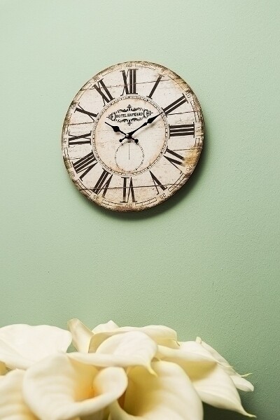 Wanduhr &quot;Hotel&quot;, aus Holz