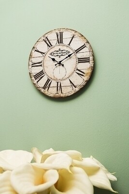 Wanduhr &quot;Hotel&quot;, aus Holz