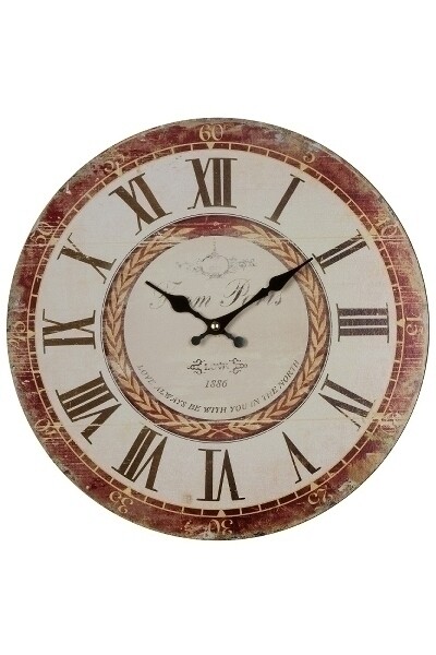 Wanduhr "From Paris", aus Holz