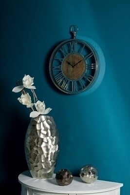 Wanduhr &quot;Dajana&quot; mit Holzziffernblatt