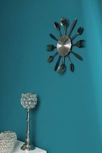 Wanduhr &quot;Cutlery&quot; Küchenuhr