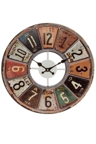 Wanduhr "Waldebert" aus Metall
