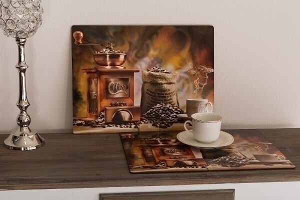 Platzset &#39;Kaffee&#39; , 2-tlg. Set