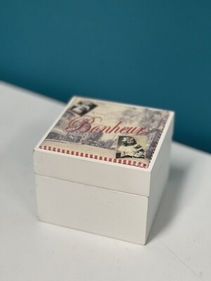 Holzbox "Lilou", mit Romantikmotiv