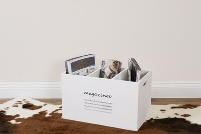 Holzbox / Magazinhalter, Zeitungsständer &quot;Magari&quot;