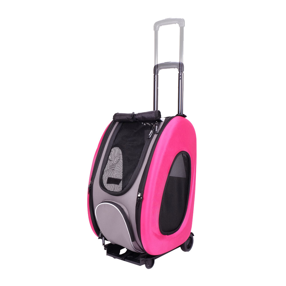 Ibiyaya Hunde- Trolley Hundetasche 4in1, Pink
