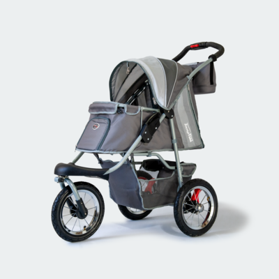 InnoPet Hundebuggy, Pet-Stroller, Hundewagen, Comfort AIR ECO Grau