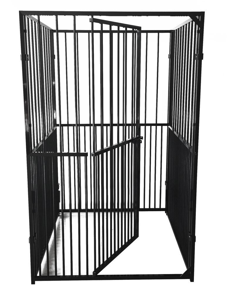 Colour Universal Rohrstabzwinger Starterset 1 x 1 m aus farbig beschichteten Elementen, schwarz