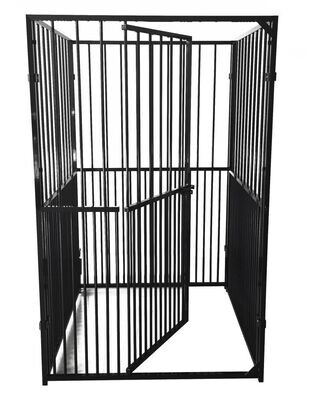Colour Universal Rohrstabzwinger Starterset 1 x 1 m aus farbig beschichteten Elementen, schwarz