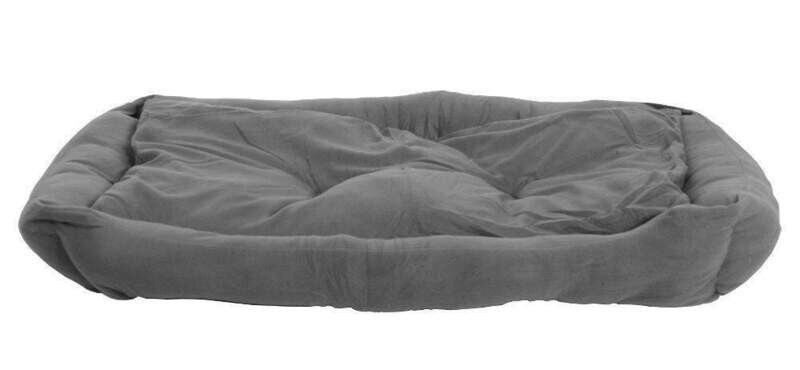 XXXL Hundebett / Hundekissen grau, 120x80 cm mit Wendekissen
