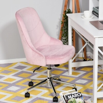 Bürostuhl Drehstuhl Arbeitstuhl mit Wippenfunktion Rosa