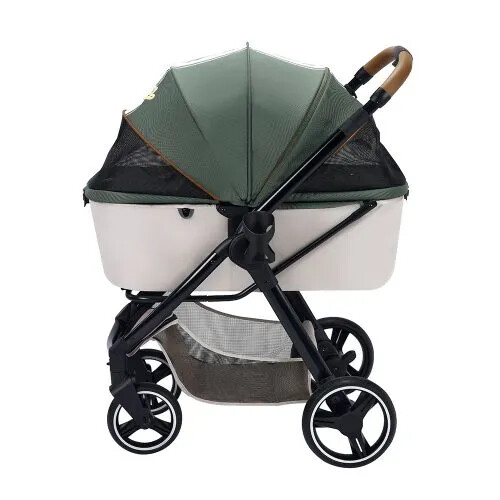 Ibiyaya Hundebuggy Retro Luxe Pet Stroller "Soft Sage"